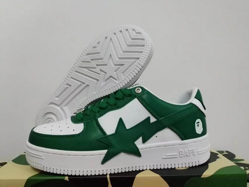 BAPE STA Low 'Green White' | EU Sizes 36–46