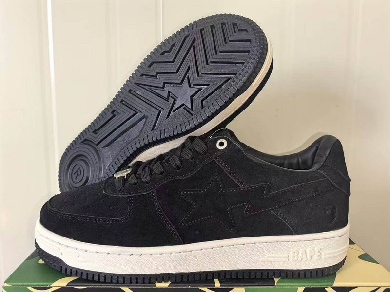 BAPE STA Low 'Black Suede' | EU 36–46