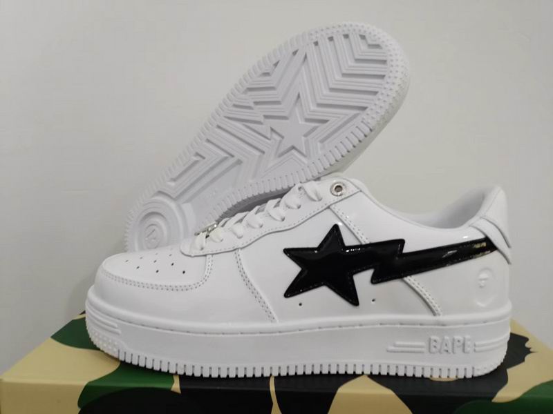 BAPE STA Low 'White Black' | EU 36–46