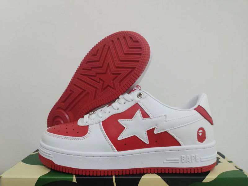 BAPE STA Low 'Red/White' Sneakers | EU 36–46