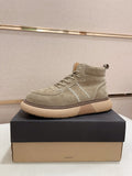 Men's Suede Mid-Top Hiking Sneaker Boots — Sage