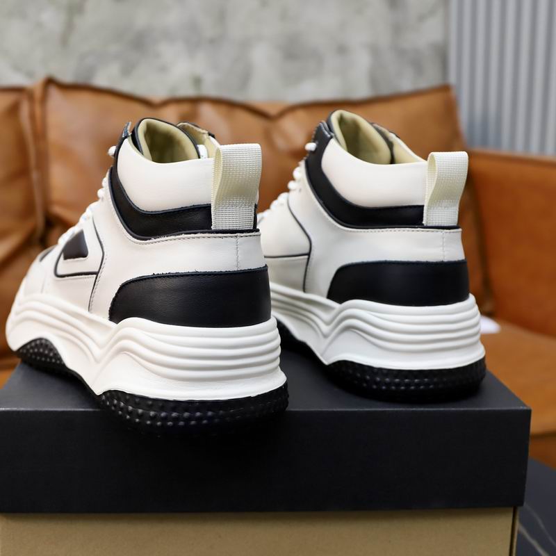 UGG Men's White & Black Two-Tone High-Top Sneakers