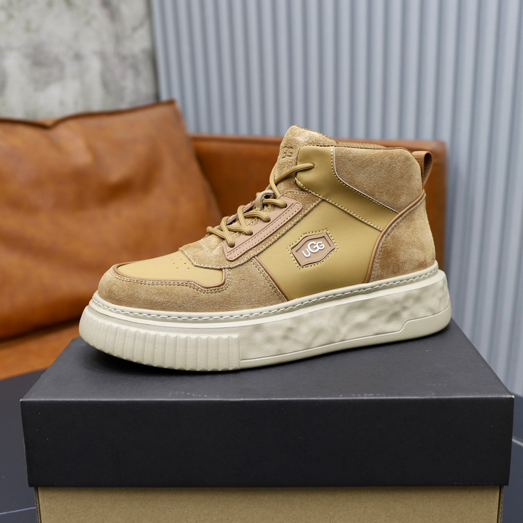UGG Sherpa-Lined High-Top Boot-Sneaker — Wheat | EU 39–44
