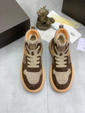 UGG Colorblock Lace-Up High-Top Sneaker — Espresso, Sand & Grey | EU 39–44