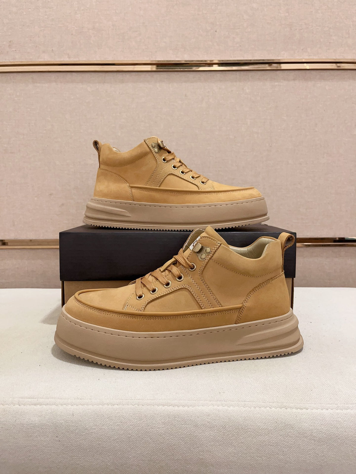 UGG Moc-Toe High-Top Sneaker — Wheat | EU 39–44