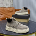 UGG Sherpa-Lined High-Top Sneaker — Stone Grey & Black | EU 39–44