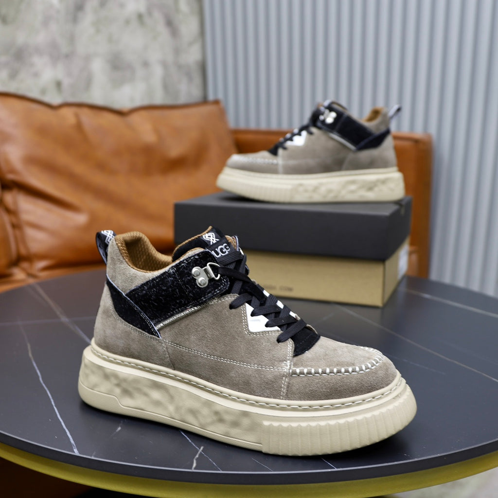 UGG Strap High-Top Sneaker — Grey & Black | EU 39–44