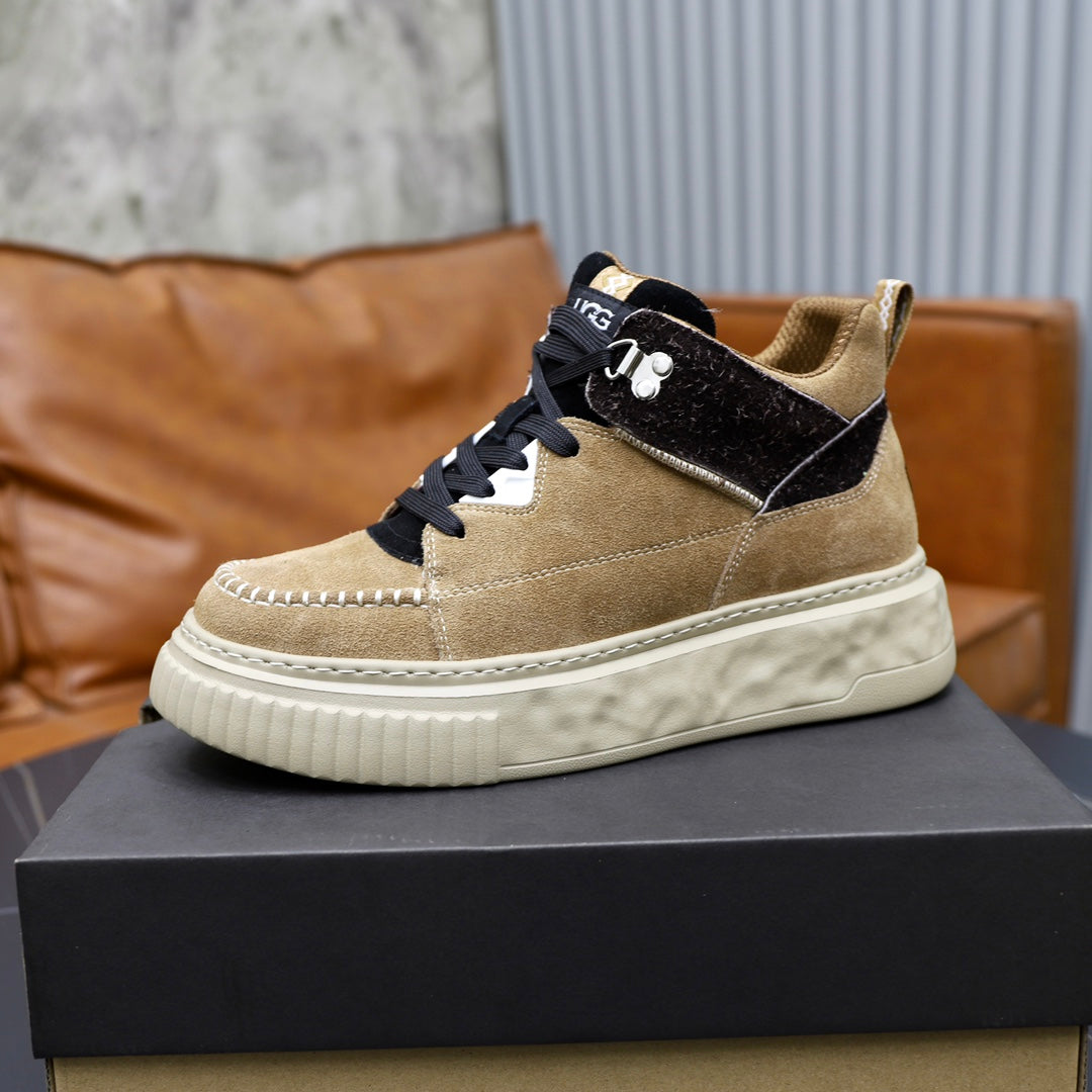 UGG Strap High-Top Sneaker — Sand & Black | EU 39–44