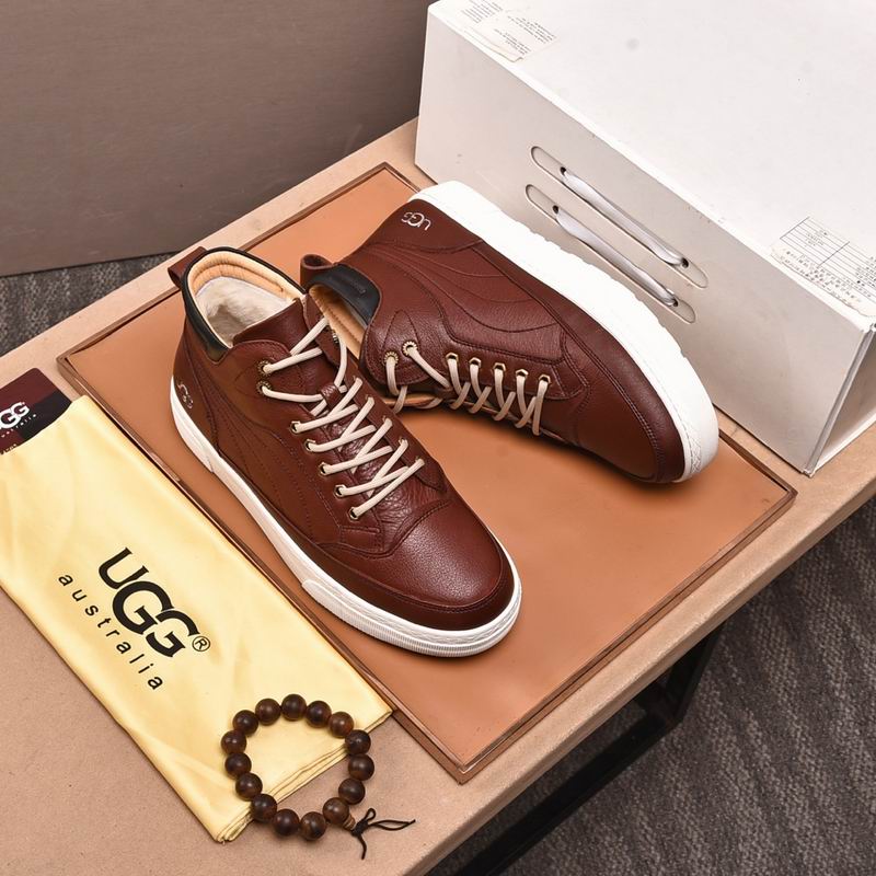UGG Court Mid-Top Sneaker — Brown Leather | EU 39–44