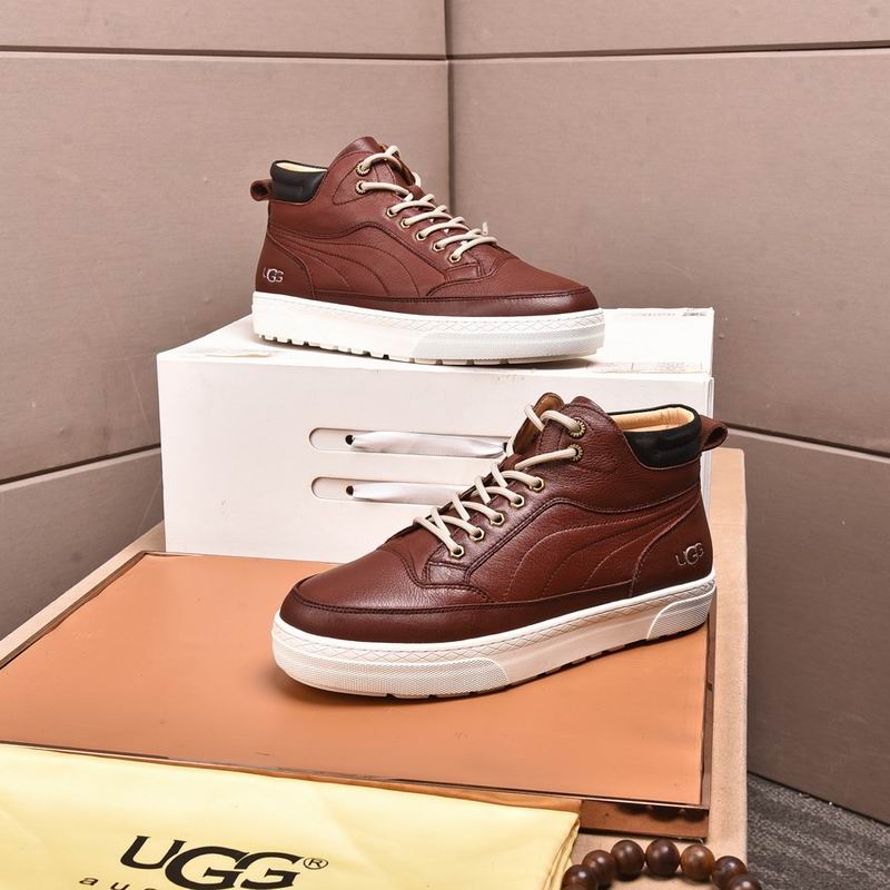 UGG Court Mid-Top Sneaker — Brown Leather | EU 39–44