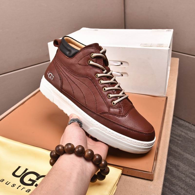UGG Court Mid-Top Sneaker — Brown Leather | EU 39–44