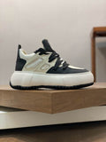 UGG Lowmel Platform Sneaker — Black / Cream