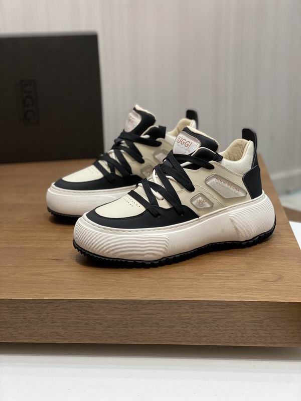 UGG Lowmel Platform Sneaker — Black / Cream