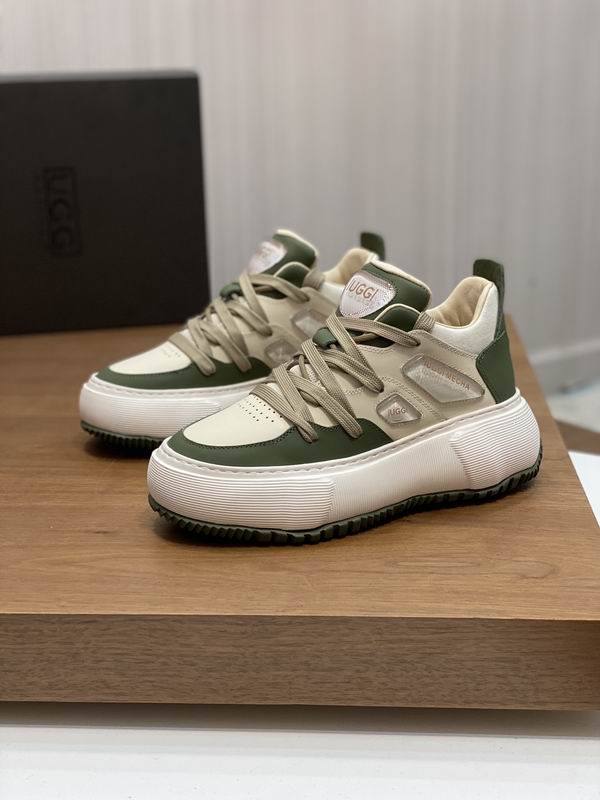 UGG Lowmel Platform Sneaker — Olive Green / Cream