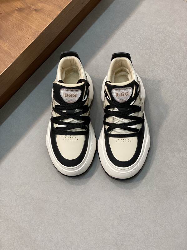 UGG Lowmel Platform Sneaker — Black / Cream