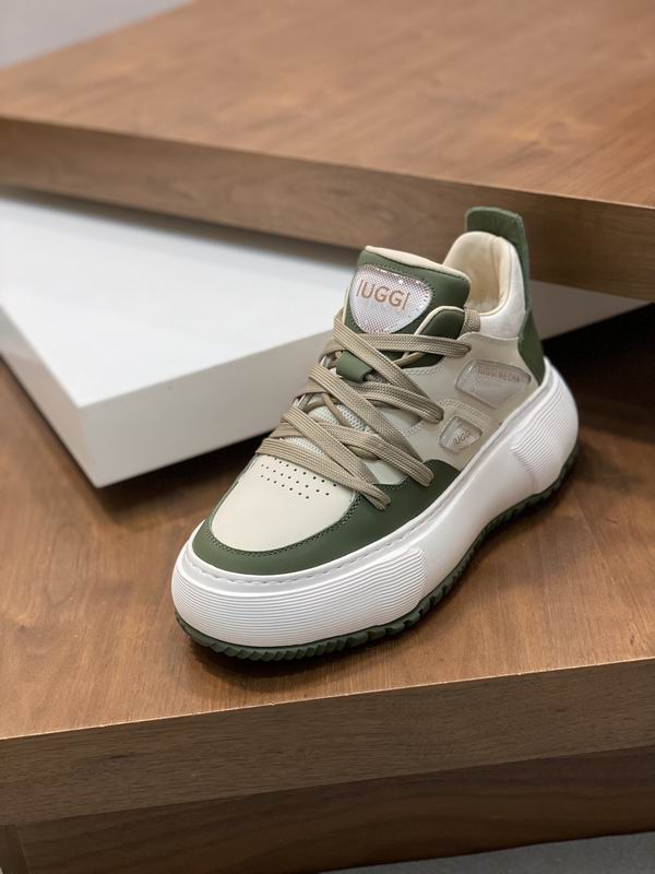 UGG Lowmel Platform Sneaker — Olive Green / Cream