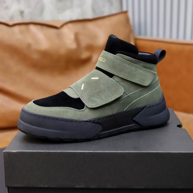 UGG Court Mid-Top Sneaker — Sage Green / Black