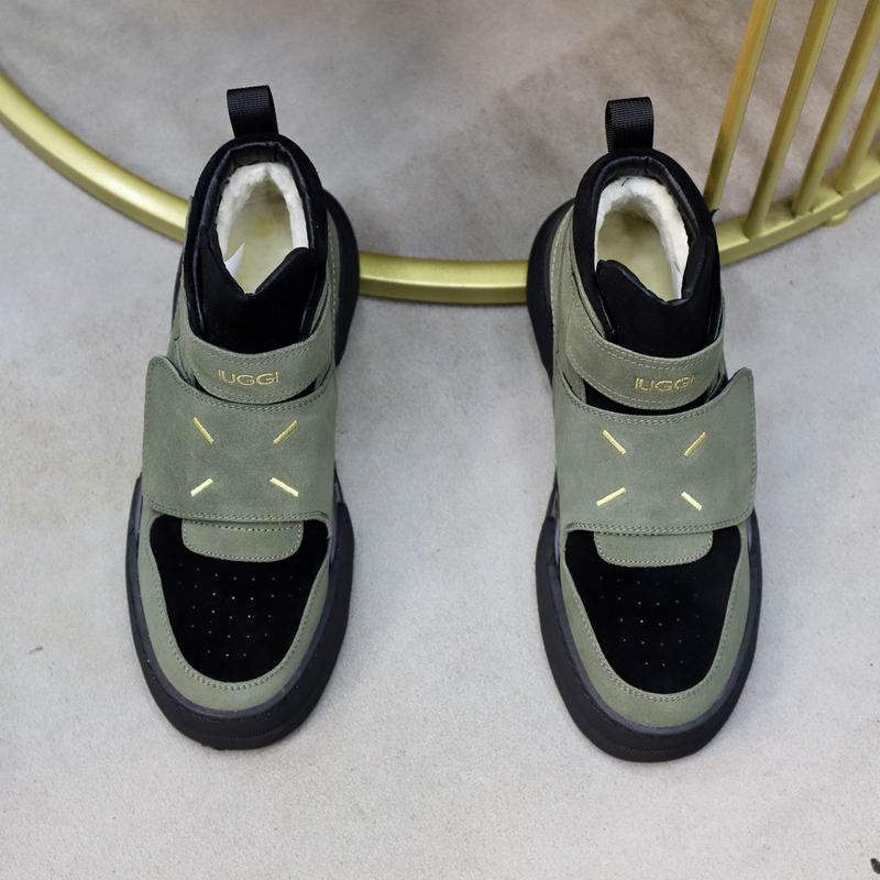 UGG Court Mid-Top Sneaker — Sage Green / Black