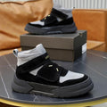UGG Court Mid-Top Sneaker — Black / Silver Grey