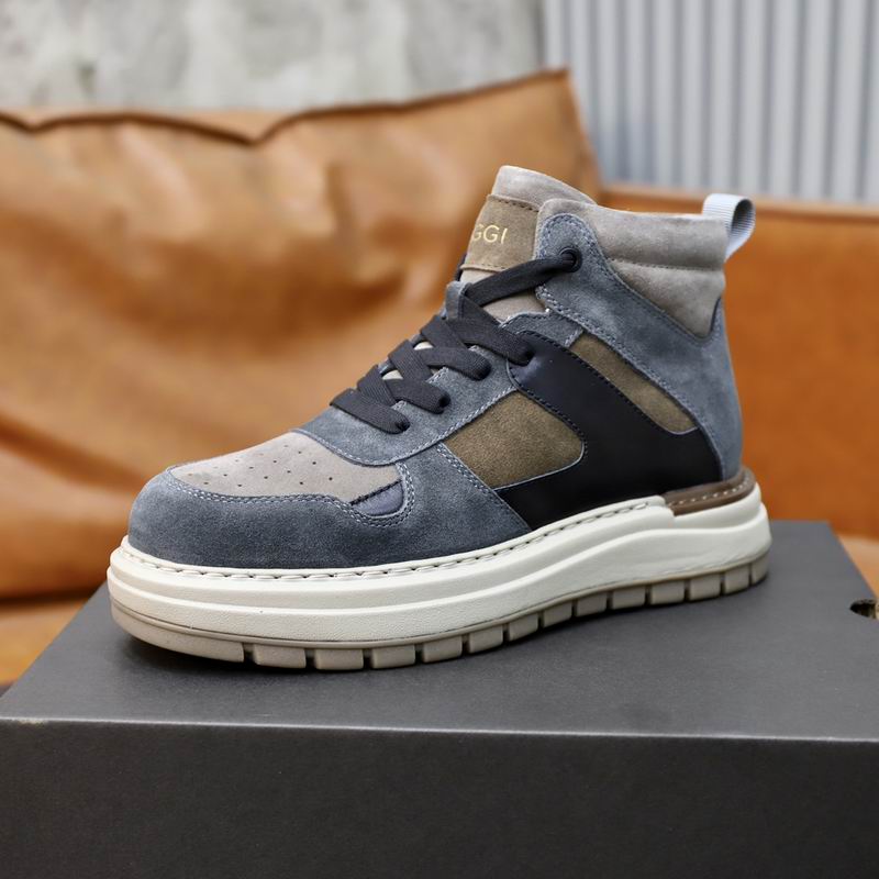 UGG Court Mid-Top Sneaker — Slate Grey / Black / Khaki