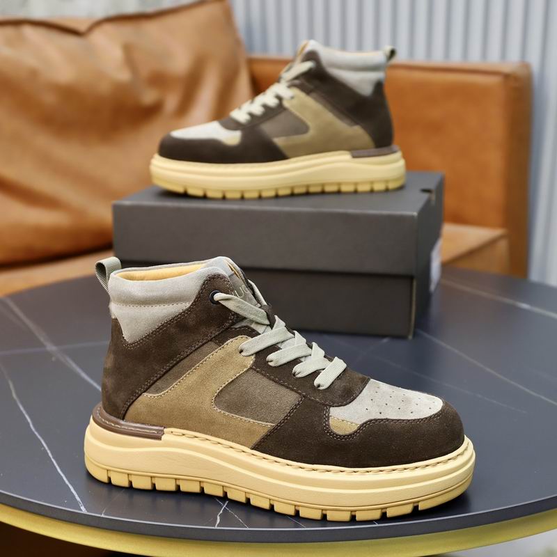 UGG Court Mid-Top Sneaker — Espresso / Grey / Gum