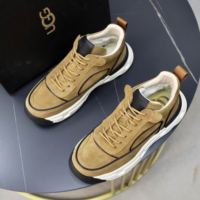 UGG Chunky Low-Top Sneaker — Camel Suede