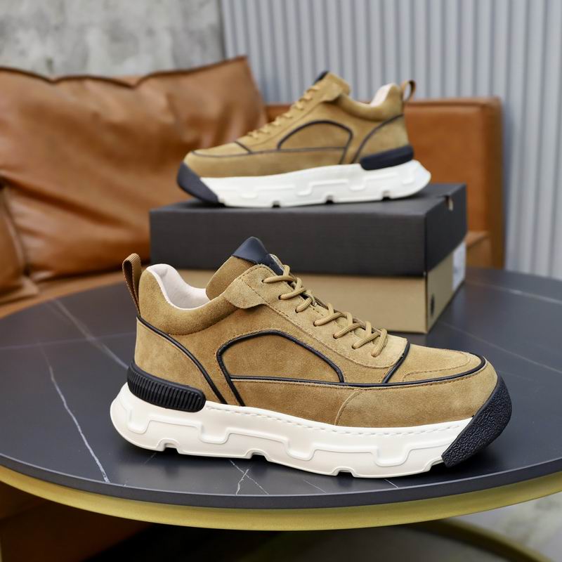 UGG Chunky Low-Top Sneaker — Camel Suede