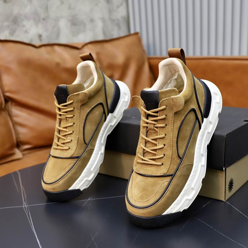 UGG Chunky Low-Top Sneaker — Camel Suede