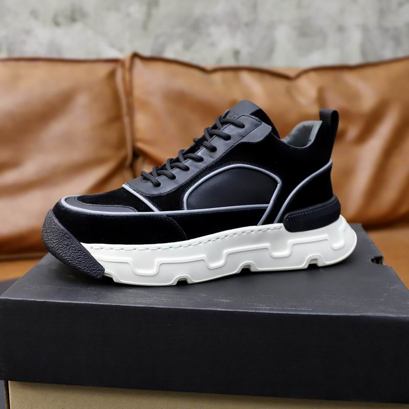 UGG Chunky Low-Top Sneaker — Black & White