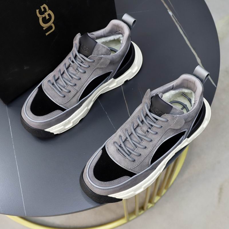 UGG Chunky Low-Top Sneaker — Grey & Black