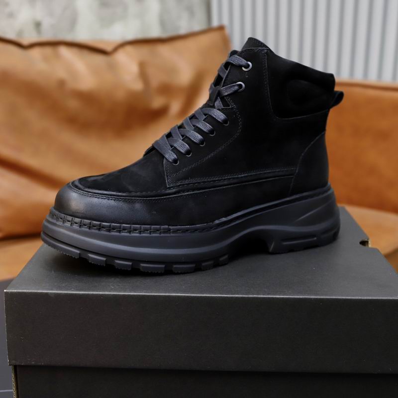 UGG High-Top Lace-Up Boot — Triple Black