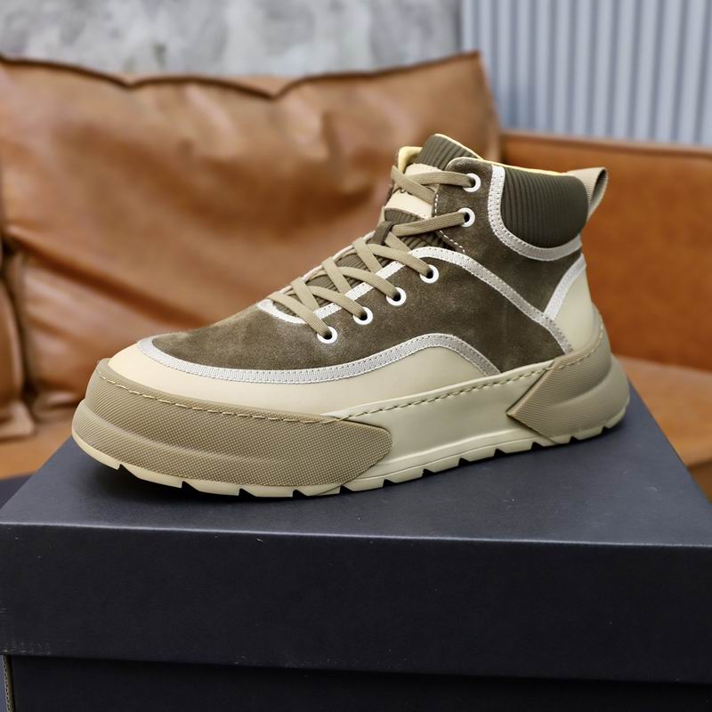 UGG High-Top Lace-Up Boot — Olive Suede