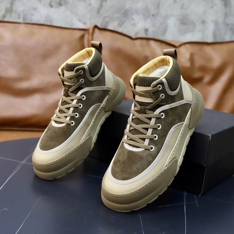 UGG High-Top Lace-Up Boot — Olive Suede