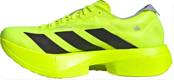 adidas Adizero Adios Pro 4 — Solar Yellow / Aurora Plum / Powder Plum