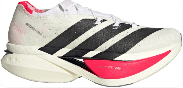 Adizero Prime X3 Strung Running Shoes - White