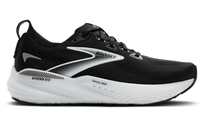 Brooks Glycerin GTS 22 — Women's Running Shoe (Black / Grey / White)